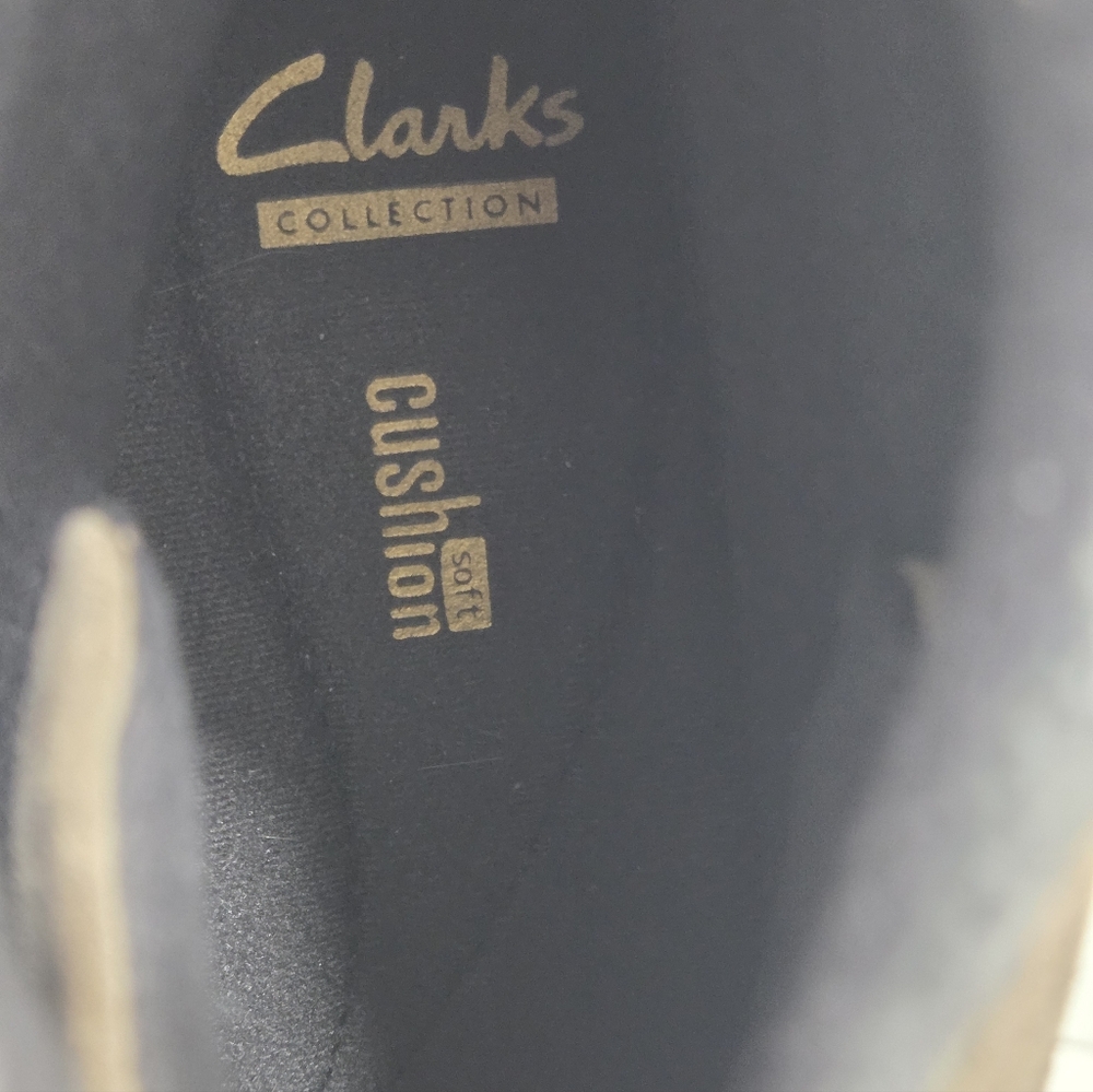 Clarks Women's Faralyn Alpha Blue Grey Suede Lace Up Hiking Boots Size 7 - Picture 10 of 14